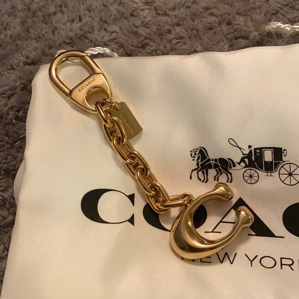 COACH C BAG CHARM